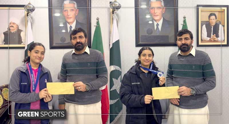 یو ایس سکواش انڈر 13 جونئیر مقابلوں میں تمغے جیتنے والی کھلاڑیوں کیلئے نقد انعامات