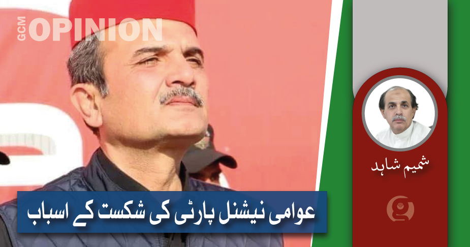 عوامی نیشنل پارٹی کی شکست کے اسباب