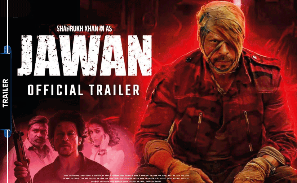 JAWAN Official Trailer |  A bald Shah Rukh Khan dances to Bekarar Karke Hamein