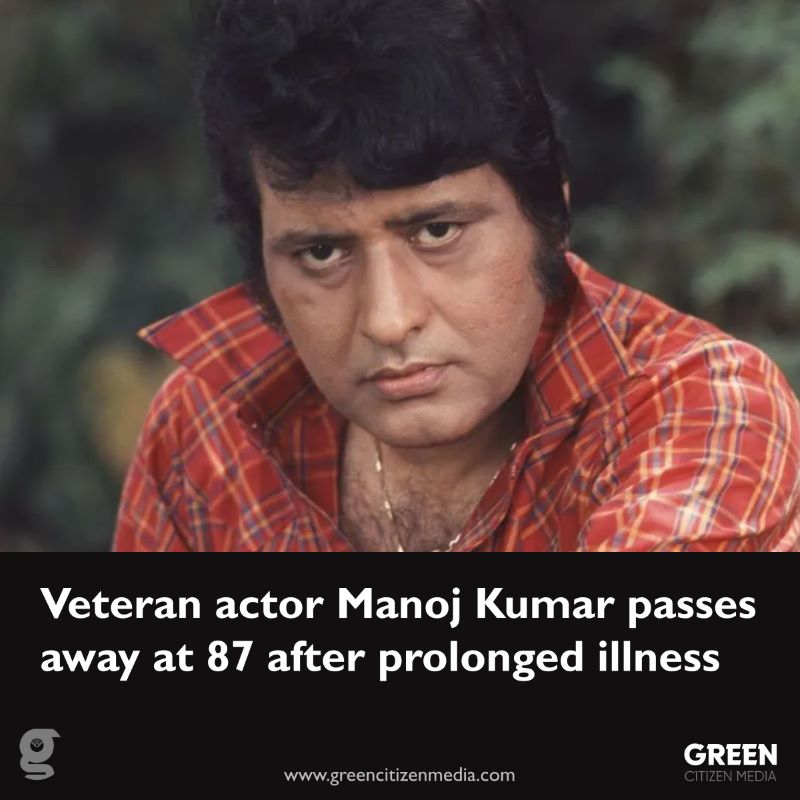 Veteran actor Manoj Kumar passes away at 87 after prolonged illness