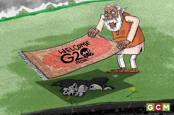 From Indian Occupied Kashmir:  Indian occupation continues to make mass-arrest in Kashmir ahead of ‘G20 Summit’