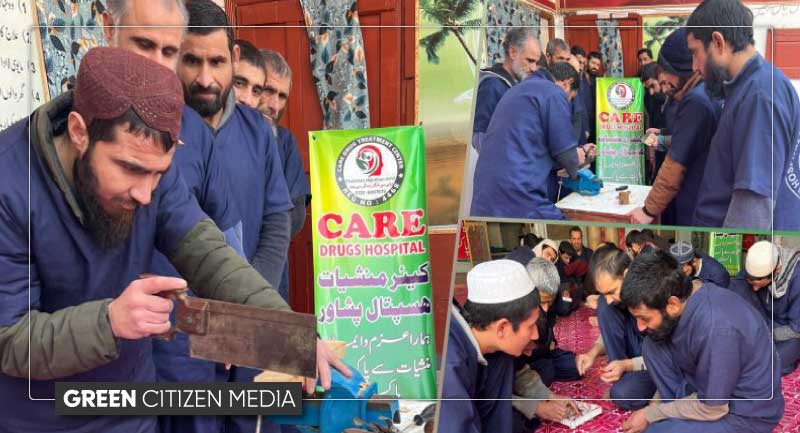 نشے سے پاک پشاور مہم، منشیات کے عادی افراد کو ہنرمند بنانے کا سلسلہ جاری
